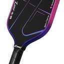 Luzz Pickleball Paddle, Thermoformed Candy T700 Carbon Fiber Pickleball Paddles Friction Surface Exceptional Spin and Power 16mm Composite Pickle Ball Rackets for Players