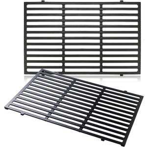 7524 Cooking Grill Grates for Weber Genesis 300 Series, 19.5" Porcelain-Enameled Cast-Iron Grates for E310 E320 E330 S310 S320 S330 EP/CEP310 EP/CEP320 EP/CEP330 Grill Parts Replacement 7528