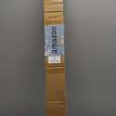 White Shower Curtain Rod 51-86 Inch, Adjustable Tension Rod No Drilling for Window or Bathroom Closet, Outdoor Curtain Rod for Patio, Easy to Install, Never Rust, Rod Diameter 1.26 Inches-White