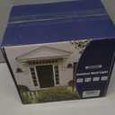 LONEDRUID Dusk to Dawn Sensor Outdoor Gooseneck Barn Light Fixtures Brown Exterior Wall Sconce Lighting Modern Outside Porch Lantern Waterproof Farmhouse Wall Mount Lamp for House Garage Patio