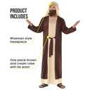 Morph Joseph Costume Adult, Jesus Costume, Shepherd Costumes, Wise Man Outfit, Wiseman Outfit,Nativity Costumes For Adults (Large)