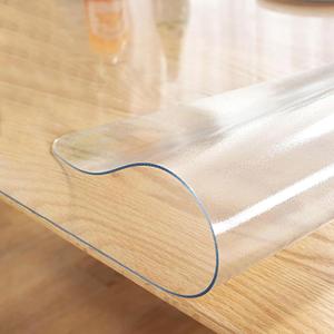 LovePads Frosted Table Cover Protector 42 x 70 Inch, 1.5mm Thick Plastic Table Cover, Table Protector for Dining Room Table, Waterproof Vinyl Tablecloth Table Pad Mat for Kitchen, Writing Desk