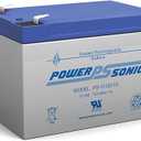 Powersonic PS-12120F2-12 Volt/12 Amp Hour Sealed Lead Acid Battery with F2 Terminals