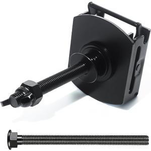 E Track Spare Tire Mount, Dual E-Track Fittings Spare Tire Carrier for Enclosed Trailers, Utility Trailer, Trucks, Garages E Track Accessories and E Track Rails
