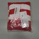 Locachy Women's Gold Button Down Striped Sweater Vests Crew Neck Sleeveless Knit Crop Tank Tops Red XL 