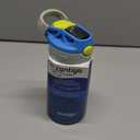 Contigo Autospout Water Bottle with Straw 13 oz Blue Poppy/Glacier