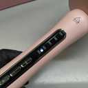 Farery 2.4" Thermal Brush, Large Barrel Heated Round Brush with Triple PTC & 5 Heat Settings (280-420F), Lightweight Dual Voltage for Voluminous Big Curls, Waves & Straightening Long Hair, Pink