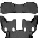 MAXLINER Floor Mats 3 Rows and Cargo Liner Behind 3rd Row Set for 2011-2013 Infiniti QX56