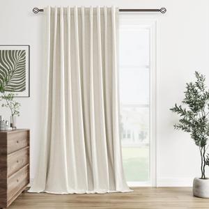 Guken Cream Linen Blackout Curtains 60 Inch Wide by 90 Inch for Living Room Bedroom Back Tab Thermal Insulated 100% Black Out Linen 1 Drapes Room Darkening Window Curtains Natural,1 Panel Guken Cream Linen Blackout Curtains 60 Inch Wide by 90 Inch for Living Room Bedroom Back Tab Thermal Insulated 100% Black Out Linen 1 Drapes Room Darkening Window Curtains Natural,1 Panel