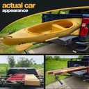 Truck Bed Extender Hitch Mount | Adjustable 4-Position Hitch Extender, Bed Extenders for Trucks & SUV, Ideal for Kayaks, Ladders, Lumber & Oversized Cargo, Reflective Tape