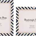 Handicrafts Home 8x10 Picture Frames Pack of 2 - Candy Cane Collection Handcrafted Photo Frames, Perfect for Wall & Tabletop Display, Ideal Home Decor Gift (Blueberry)