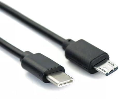 3FT USB C to Micro USB Data & Charge Cable for Old Phones, Smartphones, Cameras, Headphones - Compatible With MacBook, iPhone 15, Samsung, LG, Moto, PC/Laptop With USB C Port
