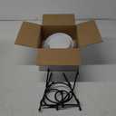 3 Tier Serving Bowls with Stand, Serving Dishes Chips and Dip Serving Set for Entertaining Party, Ceramic Serving Bowl Food Display for Fruit Salad Soup Snacks, Microwave & Dishwasher Safe (Large, Black)