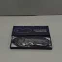 Heated Eye Mask, Mutilplx Cordless Heated Eye Masks for Dry Eyes, Washable Warm Eye Compress Eye Heating Pad for Eye Relief Stye Treatment Improved Sleep Travel (Black)