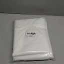 SpaceDresser Sheer White Curtains 4 Panels Rod Pocket Semi-Sheer Curtain 72 Inches Long Light Filtering Voile Window Drapes for Bedroom Living Room Kitchen, Each 52W x 72L