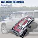 Tail Lights Assembly Compatible With GMC Yukon/Yukon XL 2015 2016 2017 2018 2019 2020 Left Driver Side LED Lens Taillights Brake Signal Assembly With Bulb