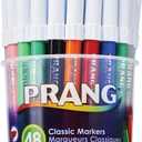 Prang Classic Art Markers, Bullet Tip, 12 Assorted Colors, 48 Count (80848)
