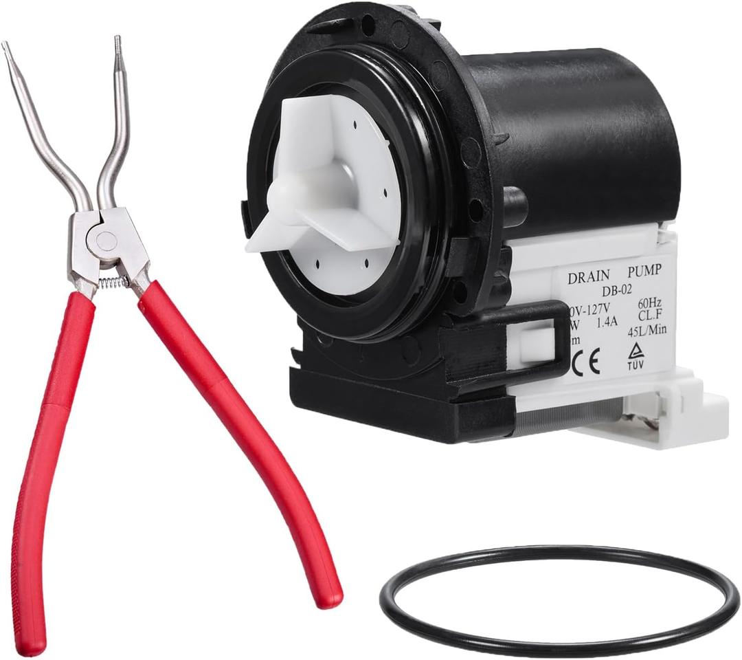 ( ) 4681EA2001T Washer Drain Pump Motor & 383EER4004A 11 Inch Washer Spring Expansion Removal Tool - 4681EA2001T Fit for LG Kenmore Washer Spring Expansion Tool Fit for LG Samsung Washer