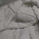 COHOME King Size Cooling Comforter - Down Alternative Duvet Insert with Anti-Clump Tech & 8 Tabs, All-Season Reversible Luxury Hotel Bedding - Gifts for Women/Men, White 90x102 inches