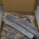 Plant Stand Indoor,Mid Century Walnut Wood Plant Table, Heavy Duty Metal Tall Flower Pot Stand,Modern Round Small Side End Table with Raised Design(12"x17")