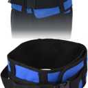 ICEMOB Gait Belts Transfer Belts for Seniors,Blue Gate Belt with Handles,Patient Lift Sling Adjustable,Soft, Comfortable and Effective Support