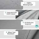 GUNHYI 16 Layers SUV Car Cover Waterproof All Weather Heavy Duty, Universal Fit Toyota RAV4, Honda CRV, Tesla Model Y, Audi Q5, Chevrolet Equinox, Nissan Rogue, Kia Sorento, Mitsubishi Outlander etc.