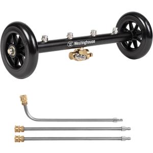 Westinghouse Universal 16" Pressure Washer Undercarriage Cleaner and Water Broom Attachment - 4400 PSI, 1/4" Connector - for Gas and Electric Pressure Washers