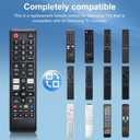 Pack of 2 New Universal Remote for All Samsung TV Remote, Replacement Compatible for All Samsung Smart TV, LED, LCD, HDTV, 3D, Series TV