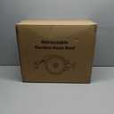 Retractable Garden Hose Reel 100 ft x 1/2 in,Super Heavy Duty Automatic Wall Mount Water Hoses Reels for Outdoor, Any Length Lock, Slow Return System,180 Swivel Bracket,10 Pattern Nozzle