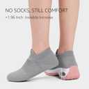 STQ Walking Shoes Women Slip on Sneakers Non Slip Work Arch Support Tennis Plantar Fasciitis Orthopedic Breathable Mesh Comfortable Ladies Nursing, 9.5