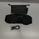 LC-dolida Pro Bluetooth Sleep Mask with White Noise & 3 Lights, Sleep Headphones with Upgrade Chip & Pure Sound, 3D Zero-Pressure Design for Side Sleepers, Total Blackout Soft Sleep Eye Mask, Black