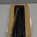 Double Curved Shower Curtain Rod 42 to 72 Inches Elegant Double Shower Curtain Rod Adjustable Wall Mounted Double Shower Curtain Pole for Bathroom (Black, 42 to 72")