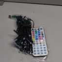 Brizled Color Changing Christmas Lights, 33ft 100 LED RGB Mard Gras Light String with Remote, Dimmable Mini Light String, USB Indoor Decorative Lighting Party Xmas Tree Wreath Year-Round Holiday