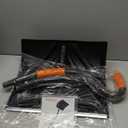 Snow Shovel Heavy Duty for Driveway with Ergonomic Handle to Use Without Backpain for Home Garage Car - Snow Shovel with 18 Inch Blade Large Capacity and 58 Inch Long Ergonomic Handle (Black)