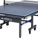 JOOLA Tour Indoor Ping Pong Table with Quick Clamp Table Tennis Net - 10 Minute Assembly - Foldable Indoor Surface with Single Player Playback Mode - Competition Grade MDF Top - Tournament Quality