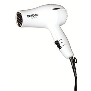 Conair Hair Dryer, 1875W Mid-Size Blow Dryer, White