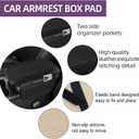 NBTEPEM 6 PCS Car Steering Wheel Cover Set, Microfiber Leather Steering Wheel Covers Universal 14.5-15 inch, Center Console Cover, Seat Belt Cushion, Cup Holder Coaster, Car Accessories Set Purple