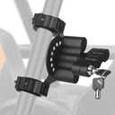 Chelhead UTV Gas Can Roll Bar Pack Mount with Key Lock for 1 1.5 1.75 2 Roll Cage Compatible with Compatible with Gasoline Pack & Water Pack Fuelpax Standard Pack