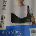 Velpeau Arm Sling Shoulder Immobilizer for Women and Men, fit Left or Right Arm - Rotator Cuff Support Brace - Medical Sling for Shoulder, Clavicle, Elbow Injury (Comfort type, Small: Bust 24-29.5)