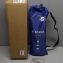 Beach Wind-Powered Shade Canopy, Portable Sun Shelter Tent, UPF 50+ UV Protection, Lightweight, Easy Set Up, 150 Sq. Ft. of Shade for up to 6 People,Regatta Manta Rays Stripe