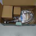 CECEFIN Kitchen Faucet Hose Attachment, Sink Sprayer Replacement Head with 4.9 Ft Stainless Steel Hose, Water Saving Aerator with 3-Way Diverter Valve for Hair Washing Laundry Room and Pet Shower