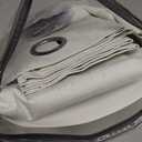 H.VERSAILTEX 100% Blackout Curtains Linen Textured Blackout Curtains for Bedroom Full Light Blocking Thermal Insulated Curtain Panels 84 Inches Long Energy Saving with White Liner, 2 Panels, Ivory