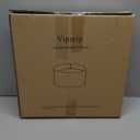 Vipmip Line Lamp Shades, 18" Top x 18" Bottom x 12" High, Assembly Required Large Drum Lampshade, Replacement Lamp Shades for Table Lamps, Floor Lamps, Spider Fitter, 
Beige Shade