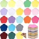 Honoson 1000 Pcs Spring Flowers Cutouts Paper 3.9 Inch Assorted Color Cut Outs Flowers Shaped Die Cuts Paper for DIY Craft Projects Back to School Classroom Bulletin Board Decor