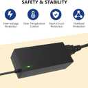 12V 8.33A 4-Pin Power Adapter Charger for Synology Disk Station 4-Bay DS918+DS412 DS418 DS420+DS423+DS720+ DS712 DS920+DS923+DS916+Network Storage NAS Server Power Supply Charging Cable Replacements