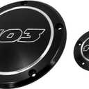 5 Hole Derby Cover Timing Points Cover Fit for Harley Twin Cam Dyna Softail Touring Road King Electra Glide Street Glide Road Glide Tri Glide 1999-2017 103 Black