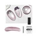 7 x JODSONE 16.5ml Cat Eye Gel Nail Polish Pink Purple Glitter Magnetic Reflective Translucent at Home Salon Design Need U V Curing