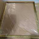 Wood 14x18 Frame Gold, Ornate Natural 18x14in Poster Picture Frame, Modern Golden 14 x 18inch Gallery Wall Photo Frame with HD Plexiglass, Horizontal Vertical Wall Mounting Display 1pcs