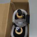 Black Glass Hand and Dish Soap Dispenser Set by Brighter Barns - Kitchen Soap Dispenser Set with Tray - Bamboo Pump Bottles for Kitchen Sink - Boho Modern Home Decor, Neutral Home Accessories (Black)