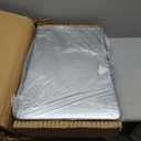 16x24 Inch Bathroom Medicine Cabinet with Mirror, Small Farmhouse Surface Cabinet with Soft-Close Hinges, Rounded Corner Aluminum Metal Vanity Frame & Glass, with 2 Toothbrush Holders (Grey)